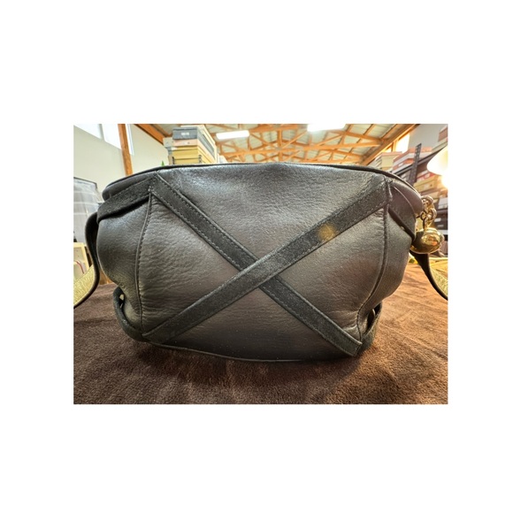 Versace Handbags - Versace Black Leather Crossbody bag EUC